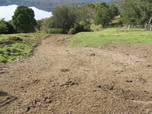 After-photo of livestock laneway hardening on the Wittacork property.