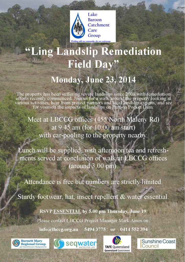 Ling Landslip Remediation Field Day